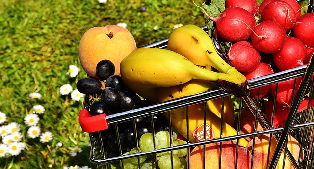 košík ovoce a zeleniny